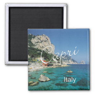Imán Capri Italia Viaje Foto de recuerdo Fridge Magnet