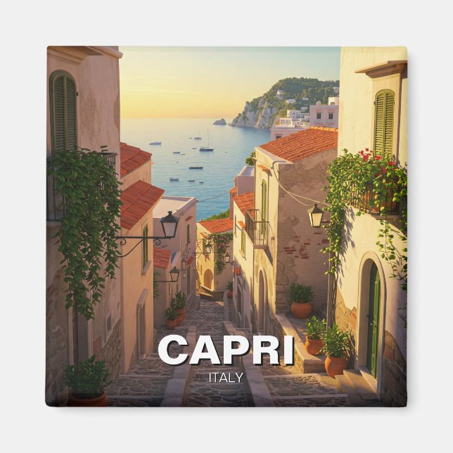 Imán Capri Italia Viajes (Frente)