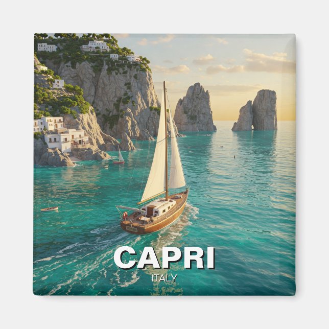 Imán Capri Italia Viajes (Frente)