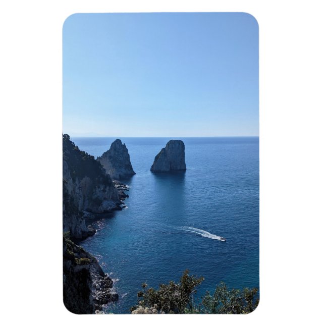 Imán Capri Italy Photo Magnet (Vertical)