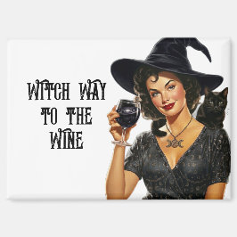 Imán Caprichosa Bruja Cosmopolita Camino al Vino