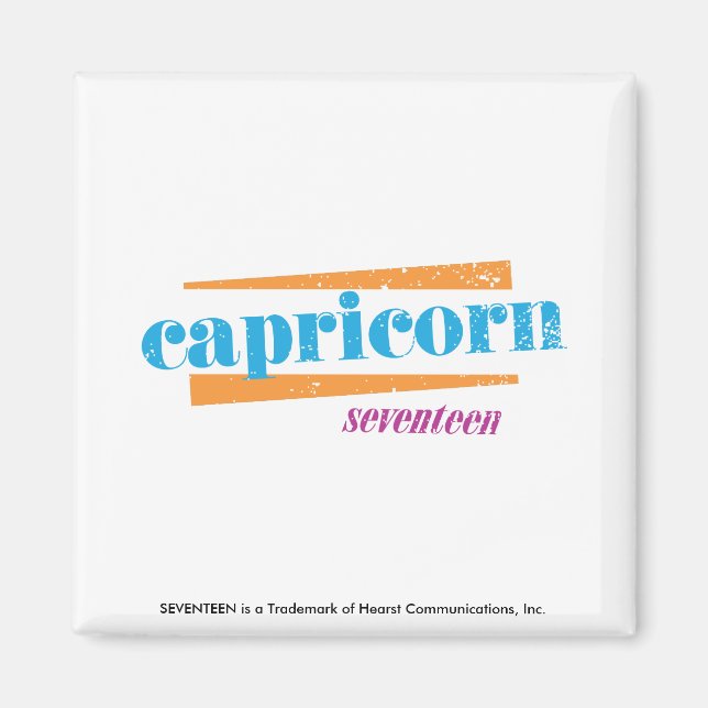 Imán Capricorn Aqua (Frente)