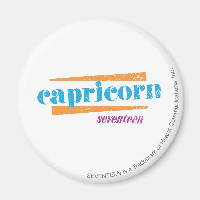 Imán Capricorn Aqua (Frente)