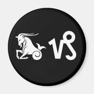 Imán Capricornio con símbolo