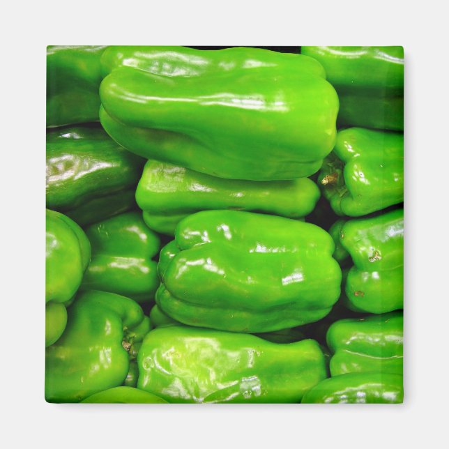 Imán Capsicum verde fresco (Frente)