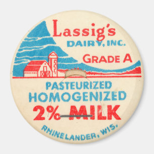 Imán Cápsula de leche del vintage