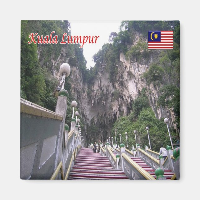 Imán CÁPSULAS BATU zMY013 Kuala Lumpur, Malasia, Fridge (Frente)