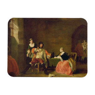 Imán Captain a Macheath Upbraided de Polly y de Lucy en