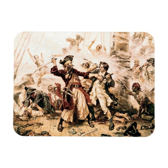 Imán Captura, barba negra pirata, venganza de la reina  (Horizontal)