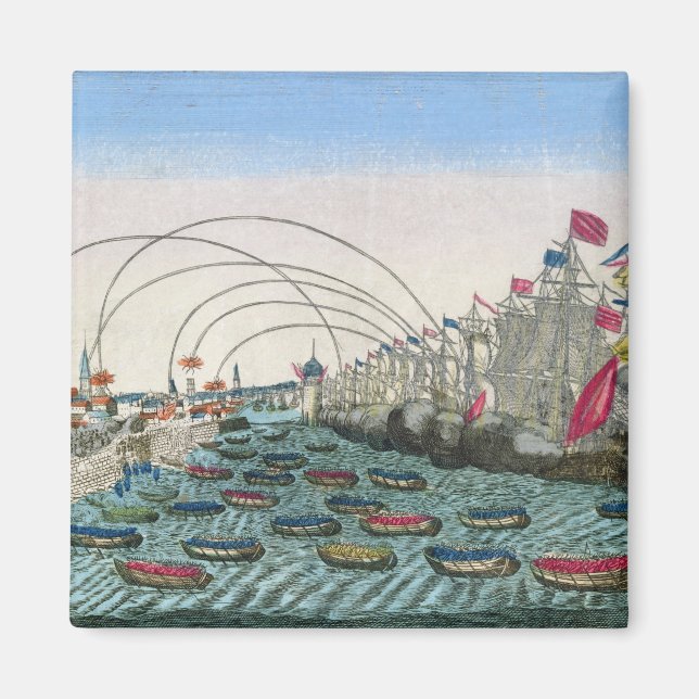 Imán Captura de La Habana por los ingleses en 1762 (Frente)