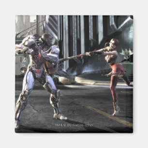 Imán Captura de pantalla: Cyborg contra Harley