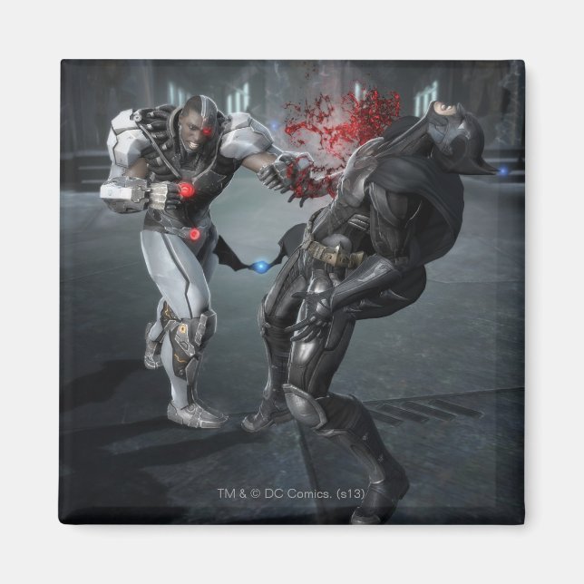 Imán Captura de pantalla: Cyborg vs Batman (Frente)