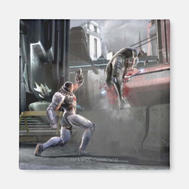 Imán Captura de pantalla: Cyborg vs Nightwing (Frente)