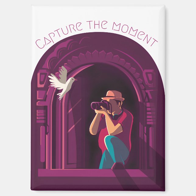 Imán Capturar el momento (Anverso)