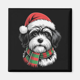 Imán Capucha de perro de La Habana Navidad Santa Hat Na