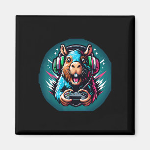 Imán Capybara Gaming Videojuego