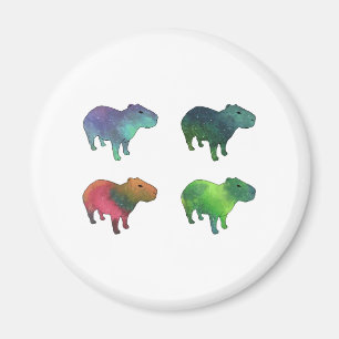Imán Capybaras del espacio