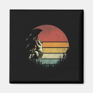 Imán Capyra de montaña retro divertido vintage escalada