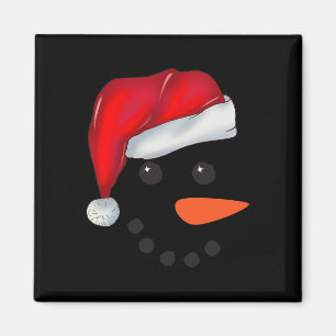 Imán Cara a los Navidades de Snowman coincidiendo con l