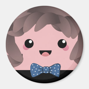 Imán Cara alegre kawaii muñeca personalizado japonesa a