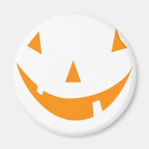 Imán Cara anaranjada de la calabaza
