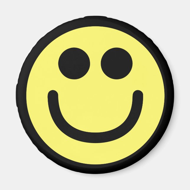 Imán Cara clásica amarilla (Frente)