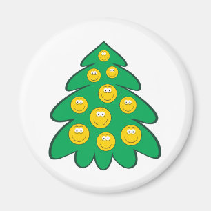 Imán Cara de árbol de Navidad