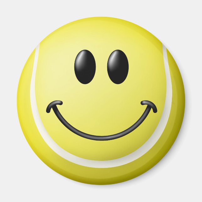 Imán Cara de bolas de tenis (Frente)