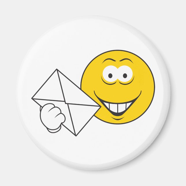 Imán Cara de cartero postal (Frente)