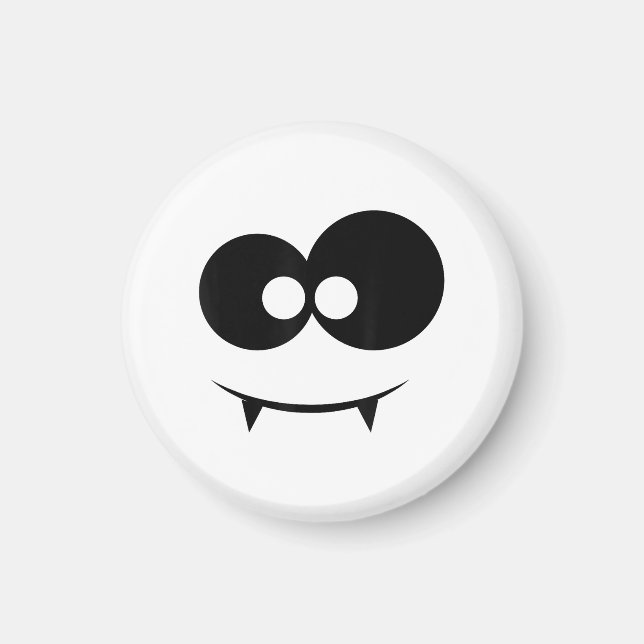 Imán Cara de Fantasma de Halloween  (Frente)