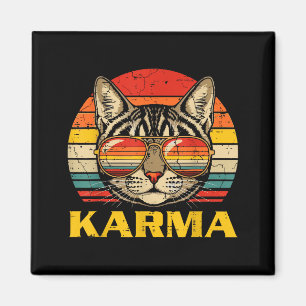 Imán Cara de Gato Sungles Karma Gato Divertido Gatito H