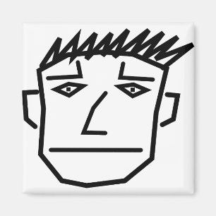 Imán Cara de hombre