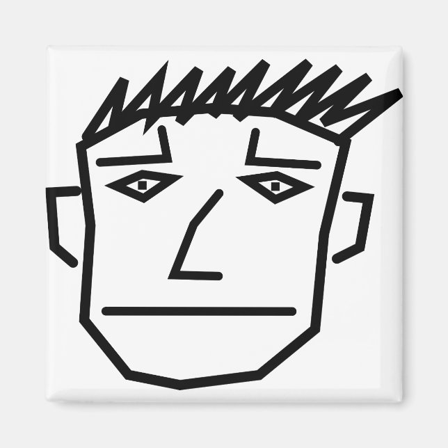 Imán Cara de hombre (Frente)