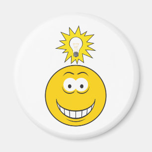 Imán Cara de Idea Brillante