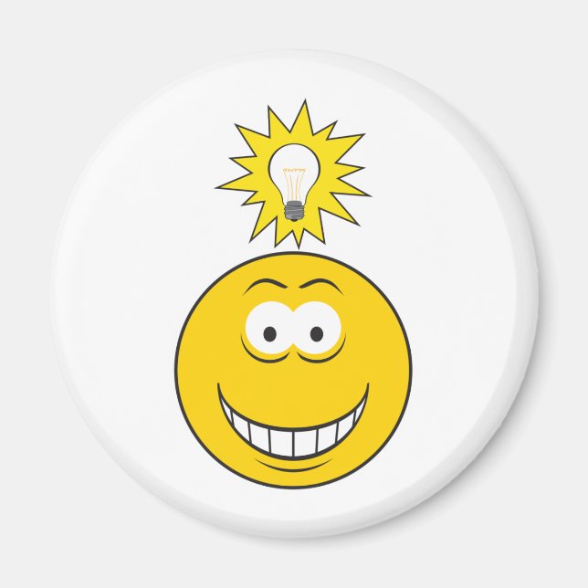 Imán Cara de Idea Brillante (Frente)