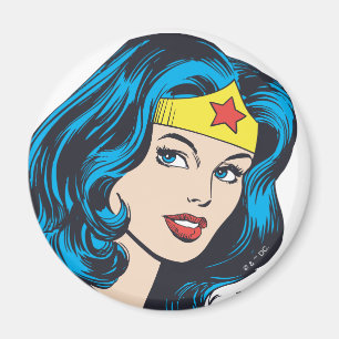 Imán Cara de mujer maravilla