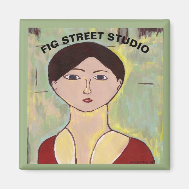 Imán Cara de niña según Matisse (Frente)