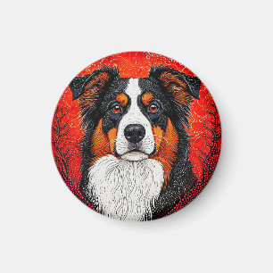 Imán Cara de perro lindo