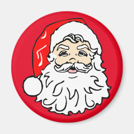 Imán Cara de Santa Claus