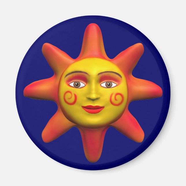 Imán Cara de sol (Frente)