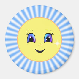 Imán Cara de sol linda moderna