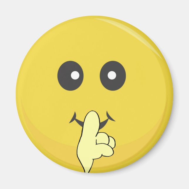 Imán Cara de sonrisa tranquila (Frente)