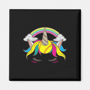 Imán Cara de unicornio lindo divertido amante suave par