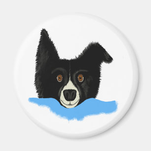Imán Cara del border collie