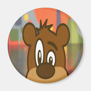 Imán Cara del oso de Brown