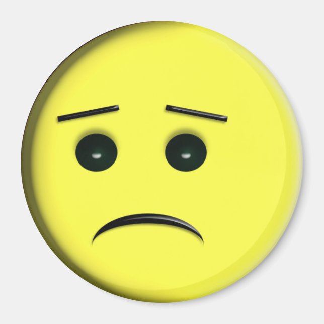 Imán Cara escarpada Amarillo (Frente)