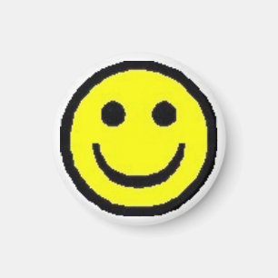 Imán Cara feliz amarilla