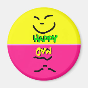 Imán Cara feliz/enojada