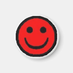 Imán Cara feliz roja