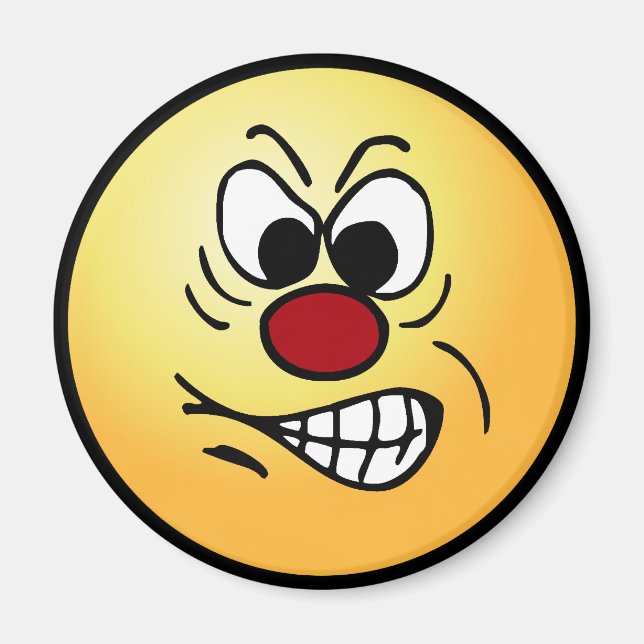 Imán Cara frustrada Grumpey (Frente)